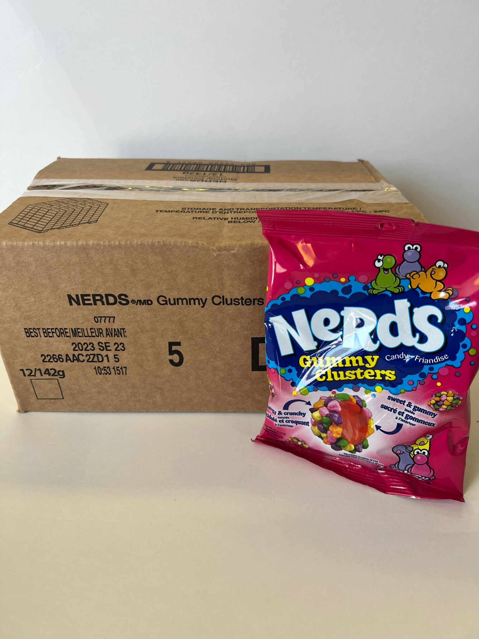 Bonbons Nerds Gummy Clusters, 142g, 1 unité