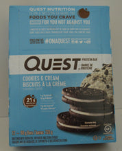 Load image into Gallery viewer, Quest Bars - Cookies &amp; Cream
