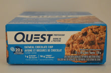 Load image into Gallery viewer, Quest Bars - Oatmeal Chocolate Chip
