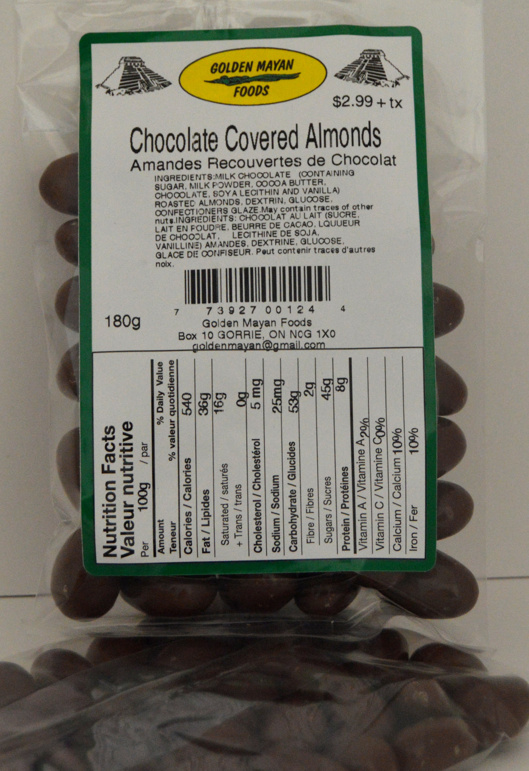 Chocolate Covered Almonds